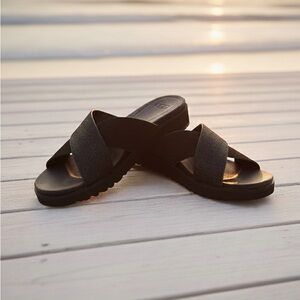 UGG Women’s Kari Glitter Slide Sandals Size 6